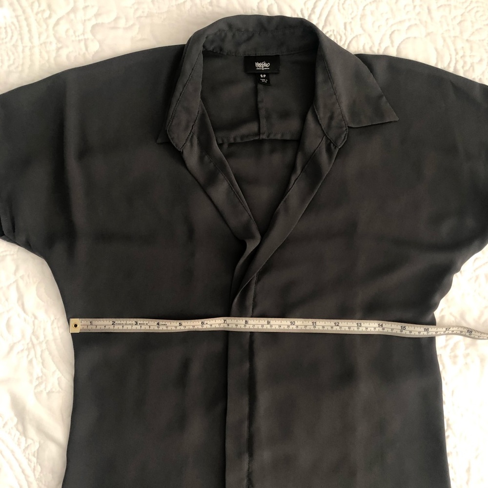 Mossimo gray blouse - Picture 3 of 4
